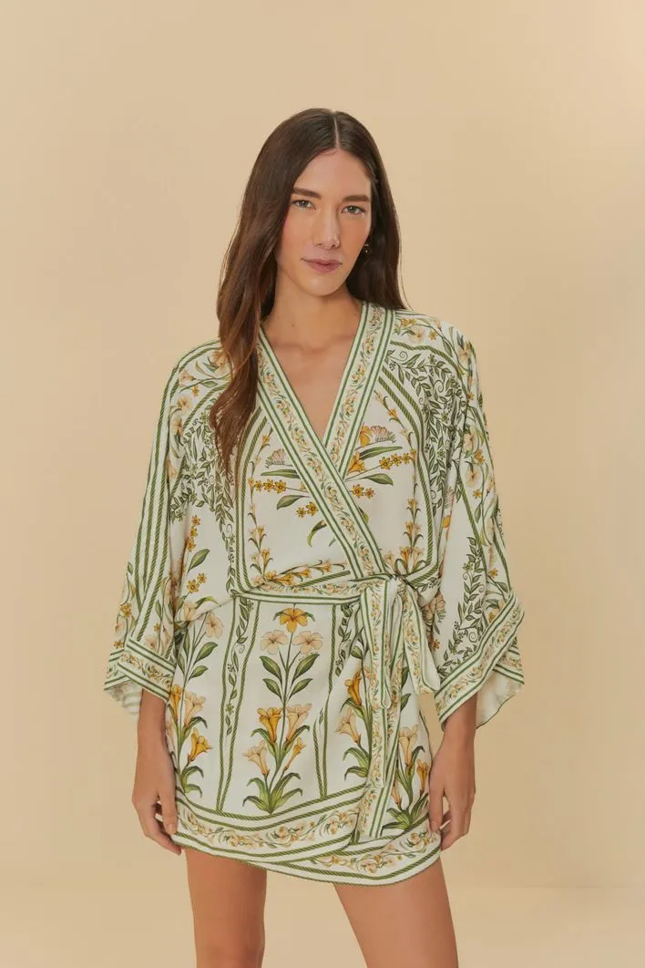 Vestido Curto Estampado Antônia