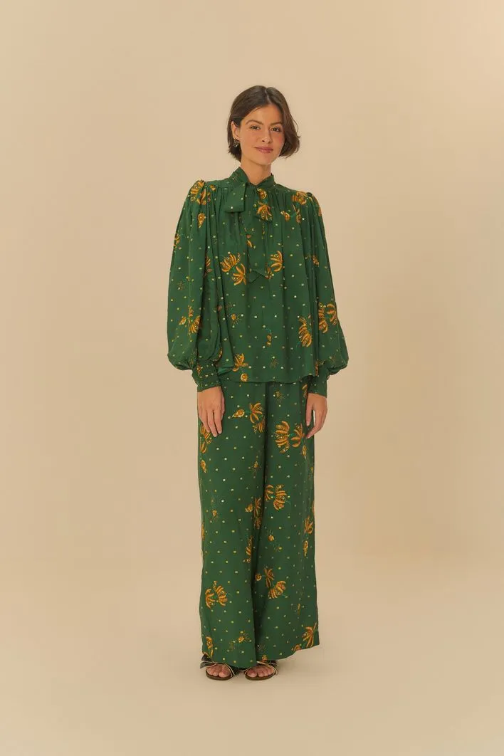 Calça Estampada Brilho De Banana