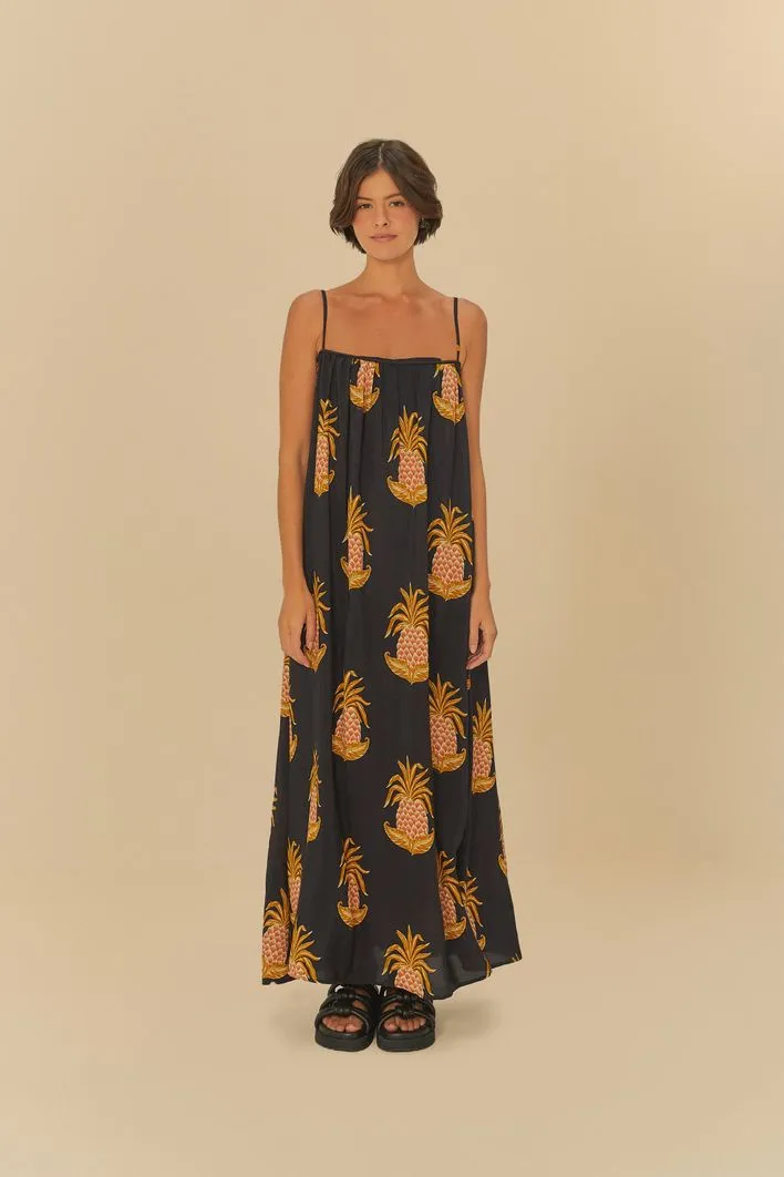 Vestido Longo Amalfi Abacaxi