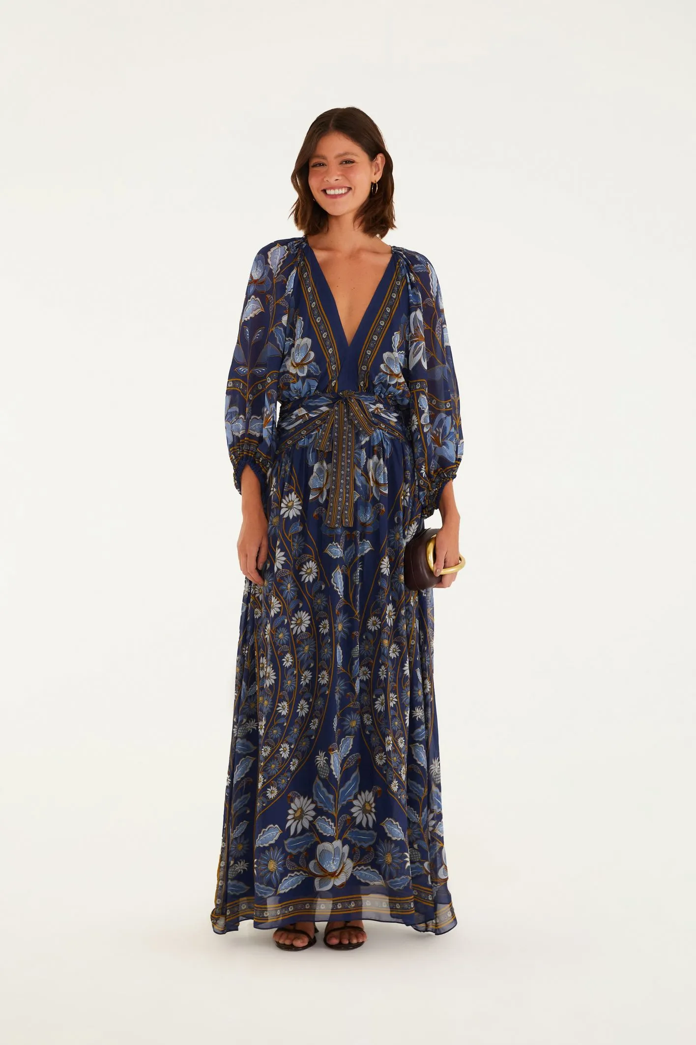 Vestido Longo Mg Mar