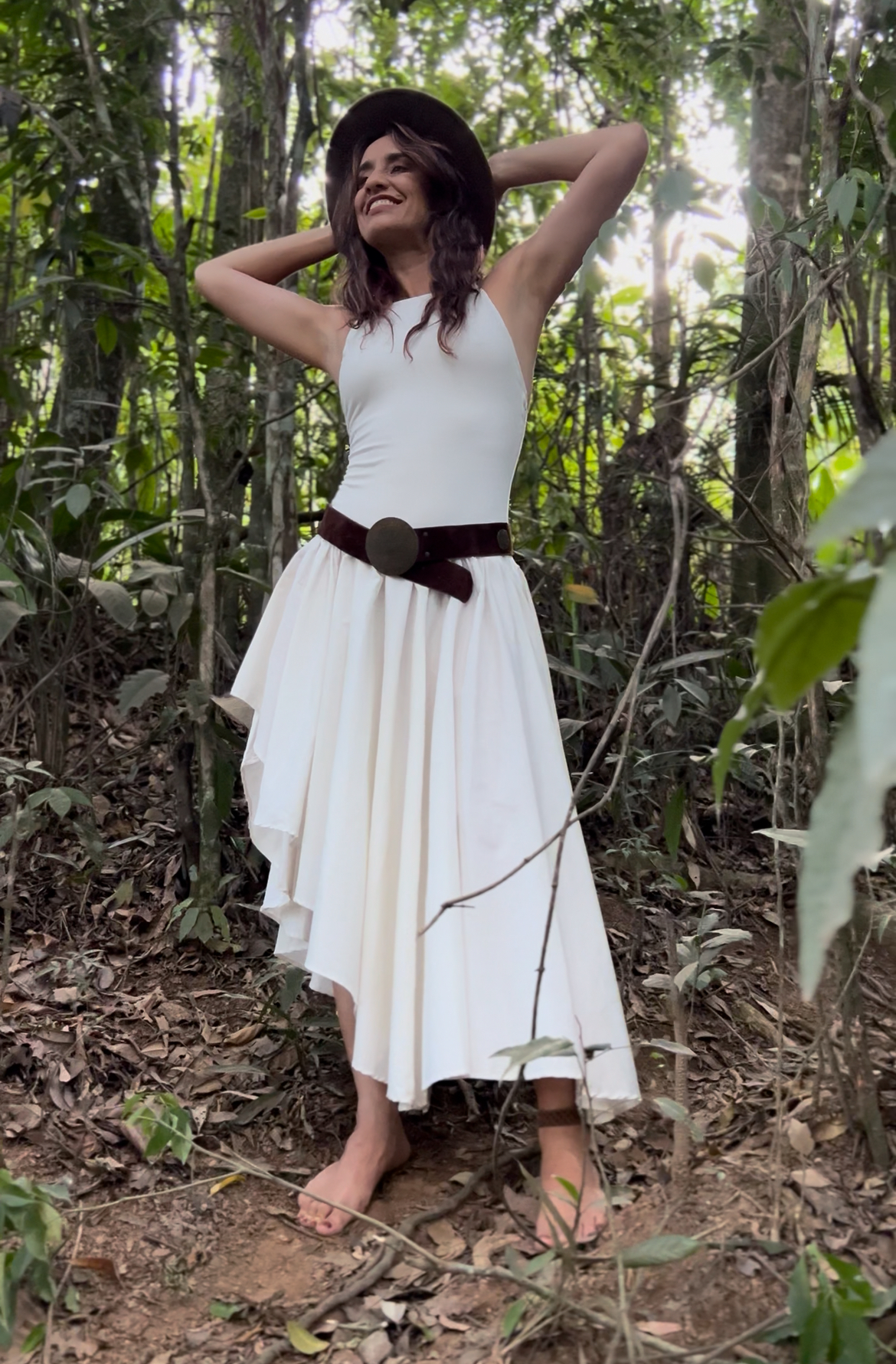 Vestido Cropped Mullet