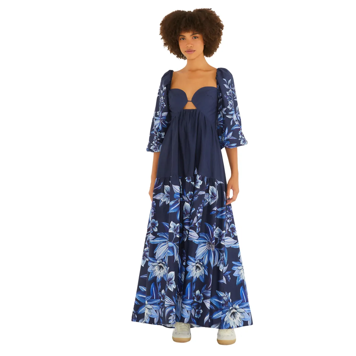 Vestido Longo Floral