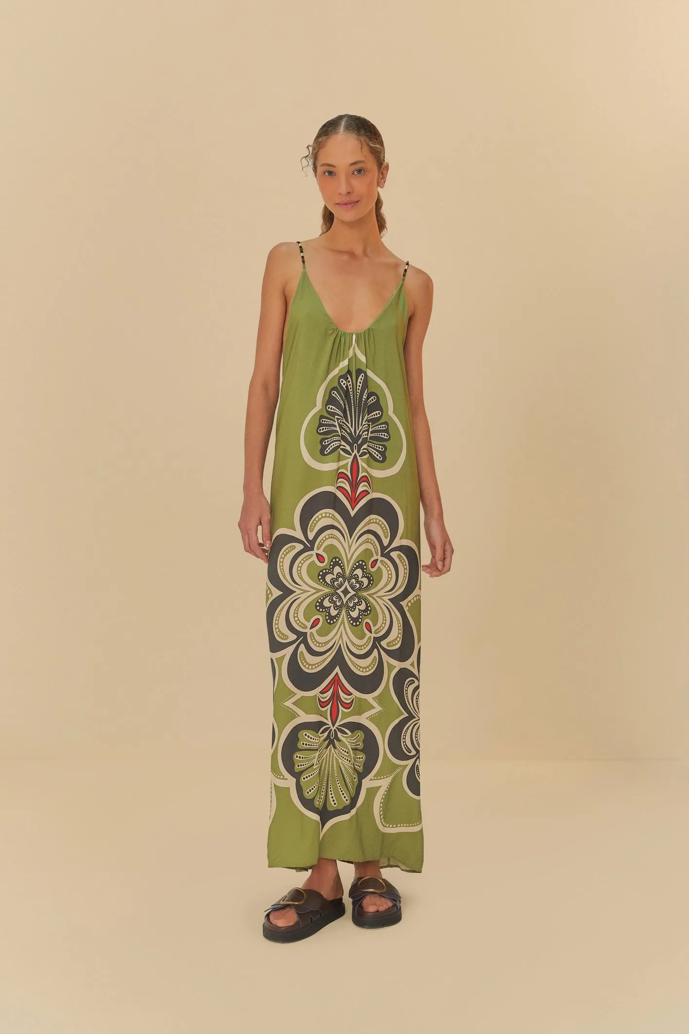 Vestido Estampado Gráfico Místico
