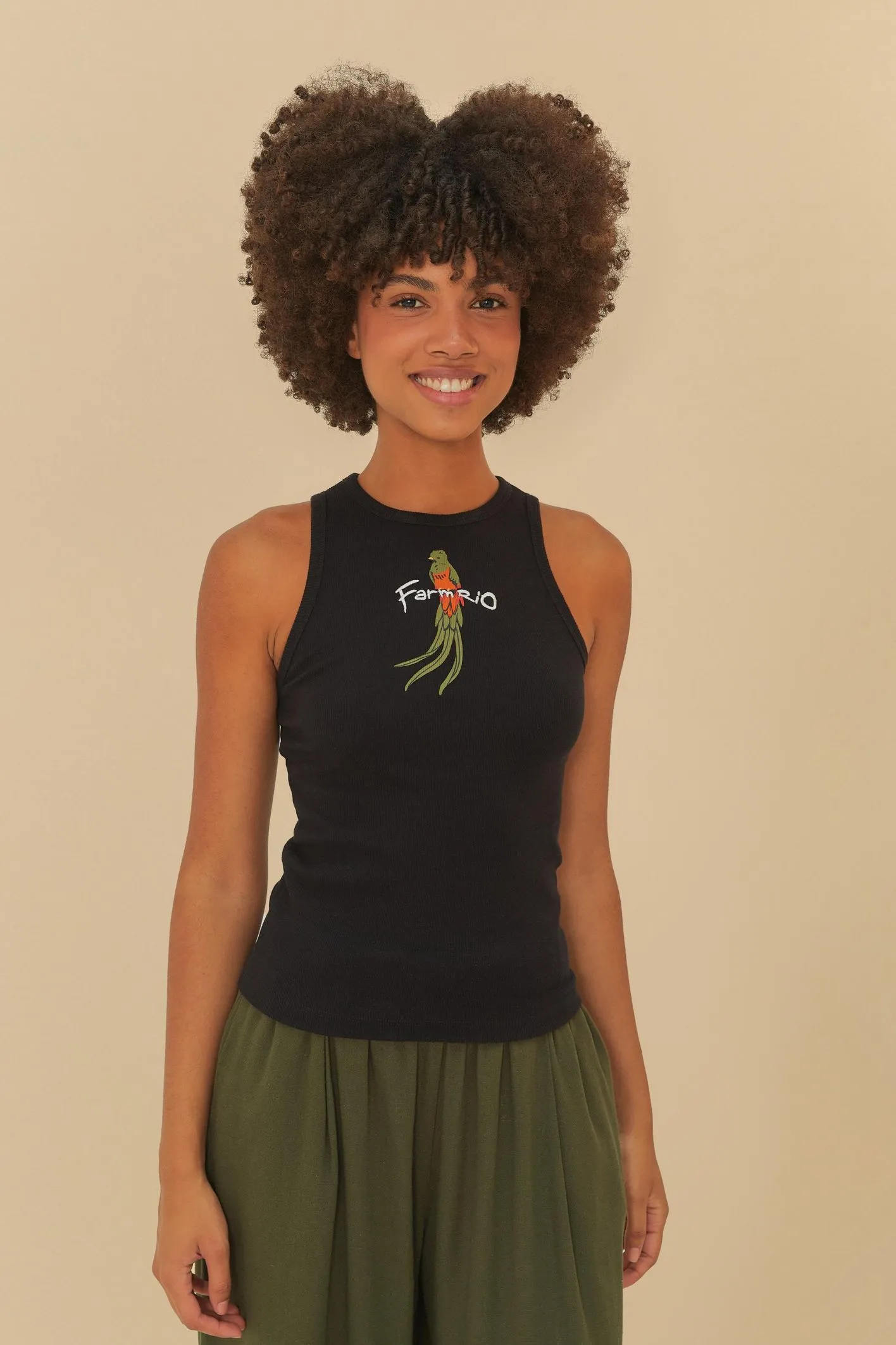Regata Estampada Farm Rio Passáro