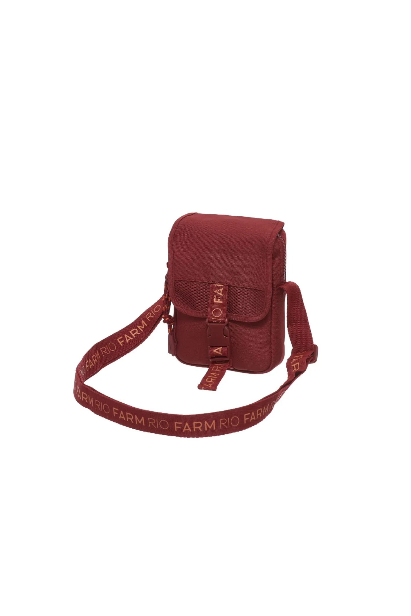Bolsa Farm Fervo Sofia Xadrez Vinho