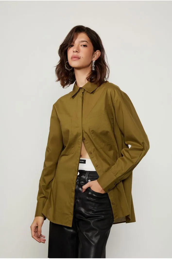 CAMISA LISA ALONGADA