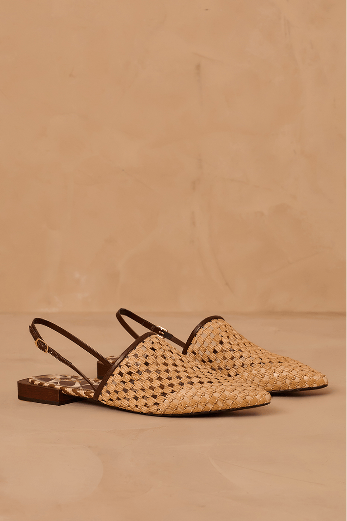 Mule Croche Palha Natural