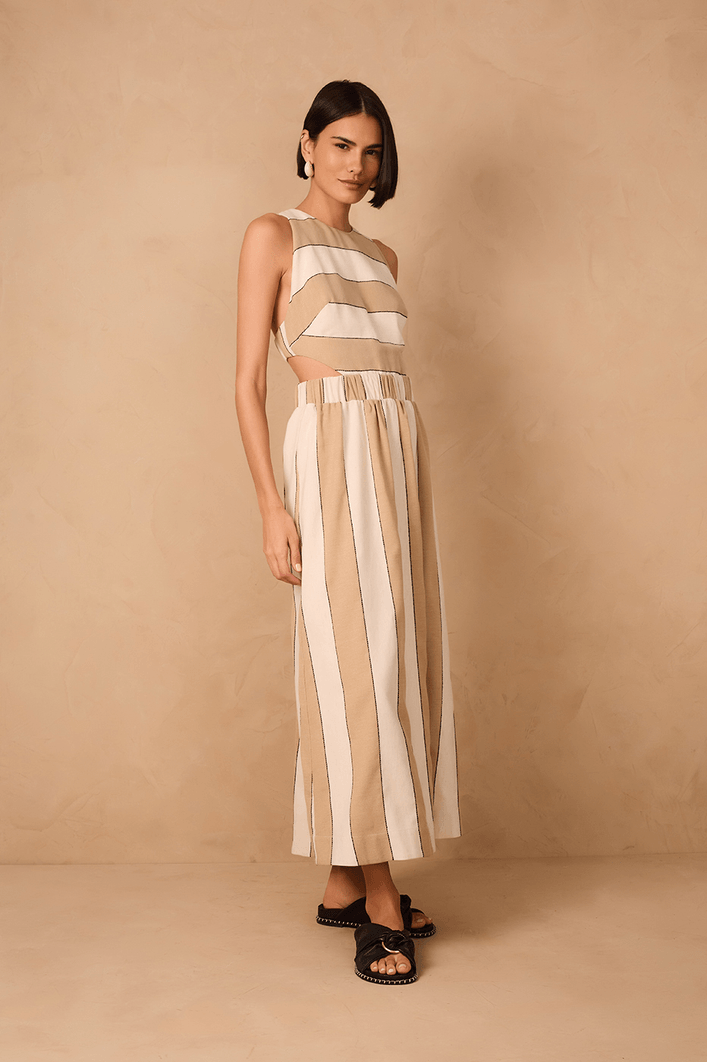 Vestido Cropped Listras
