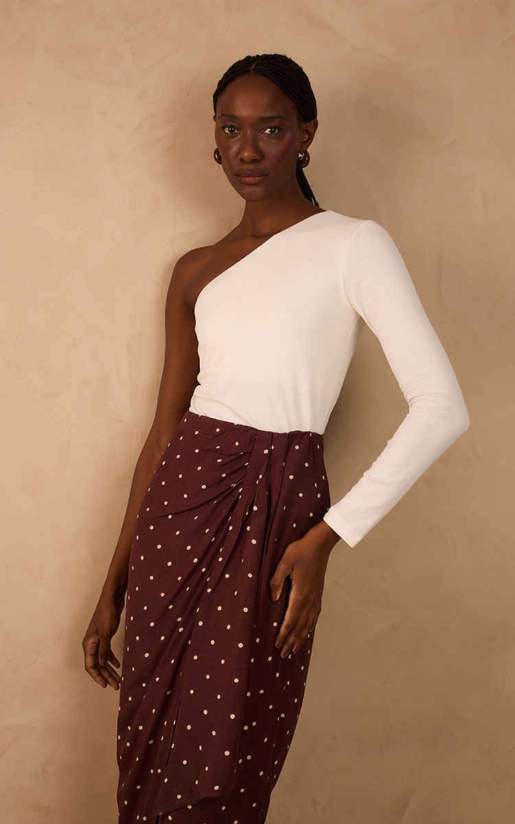 BLUSA MALHA CREPE OMBRO