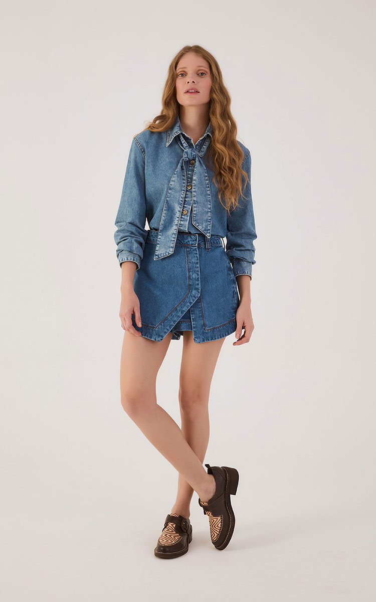 Saia Short Jeans