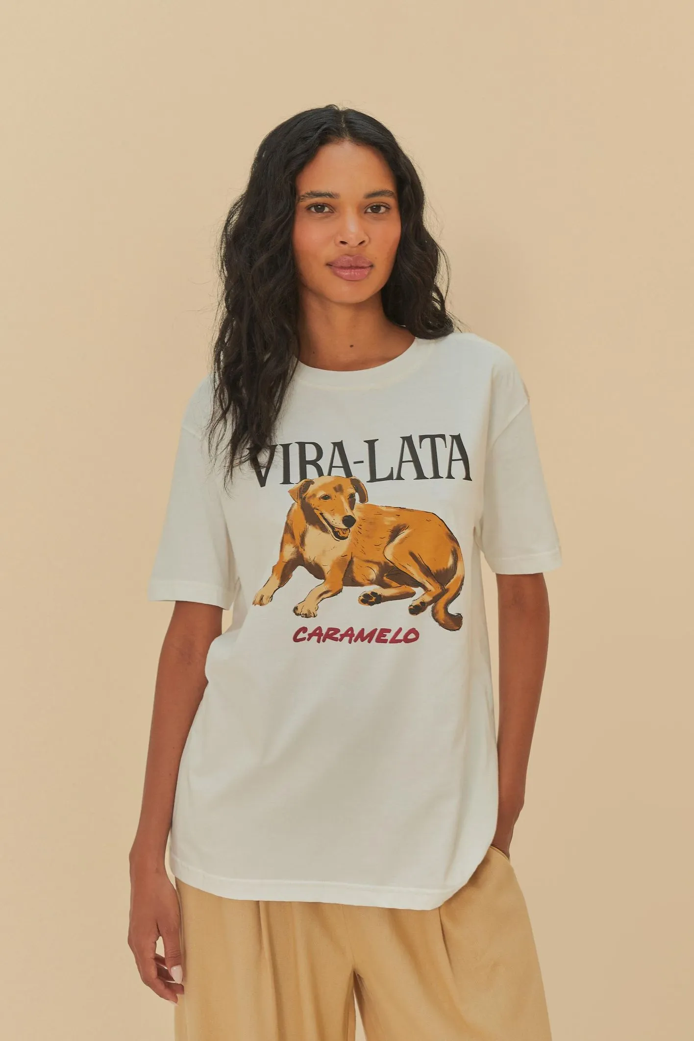 T-Shirt Média Estampada Vira Lata