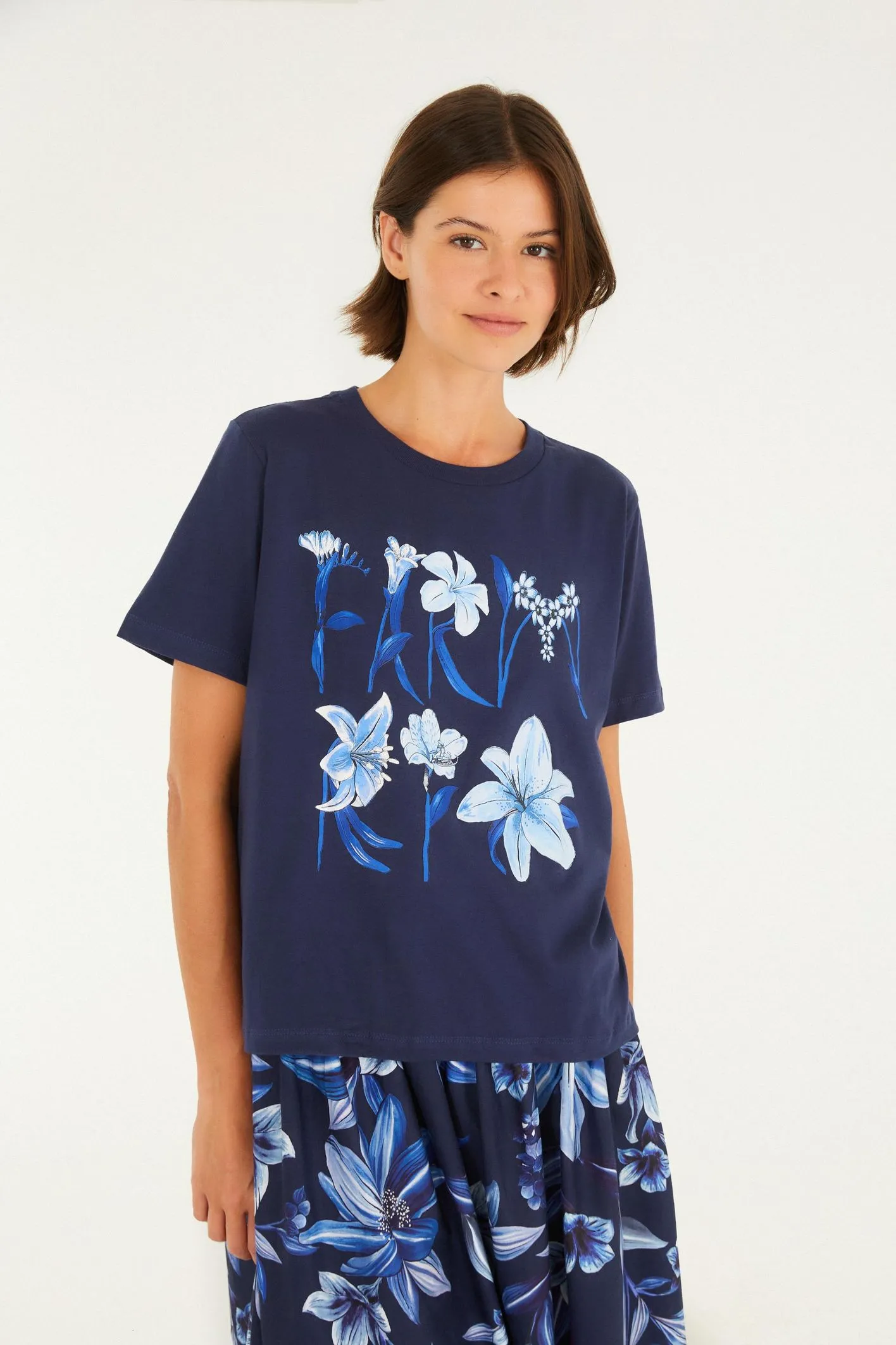 T-SHIRT FIT FARM RIO FLORES