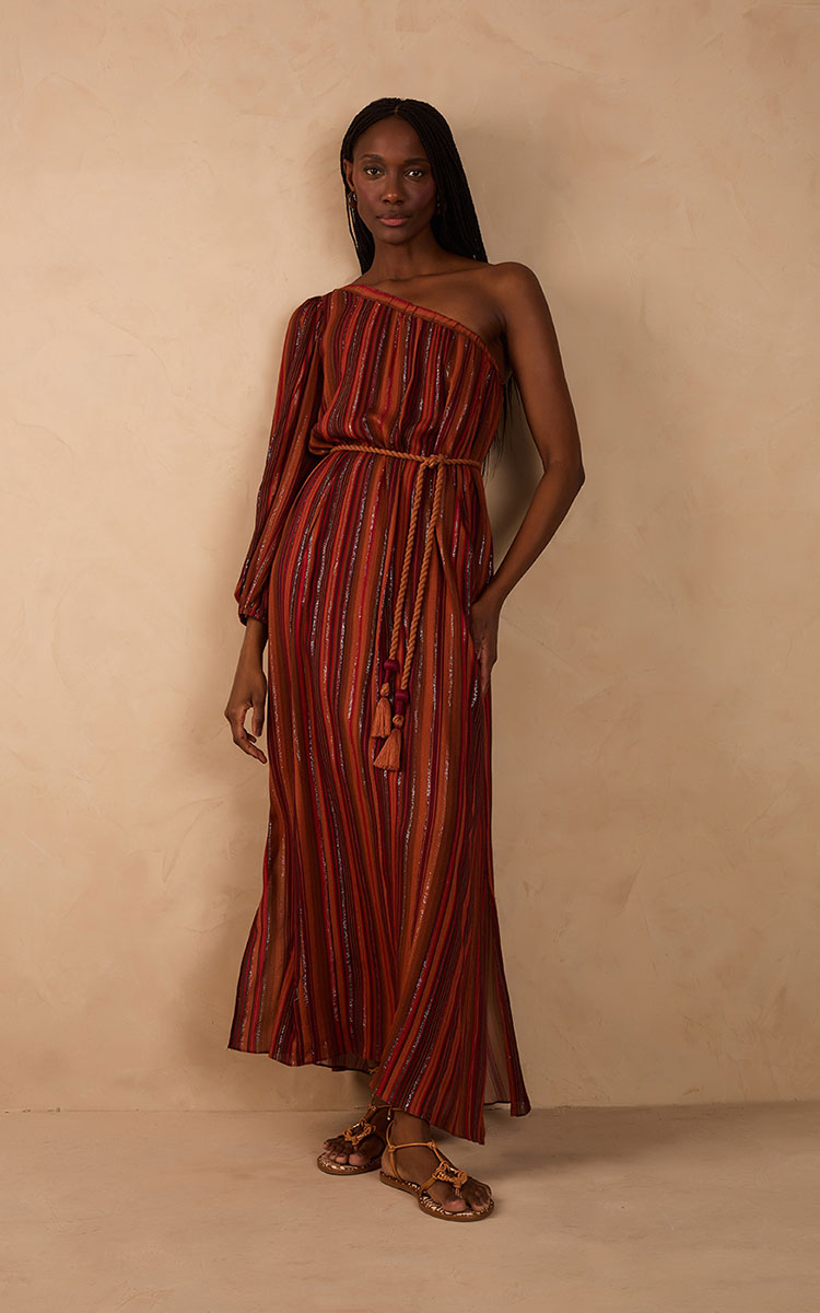 Vestido Cropped Lurex