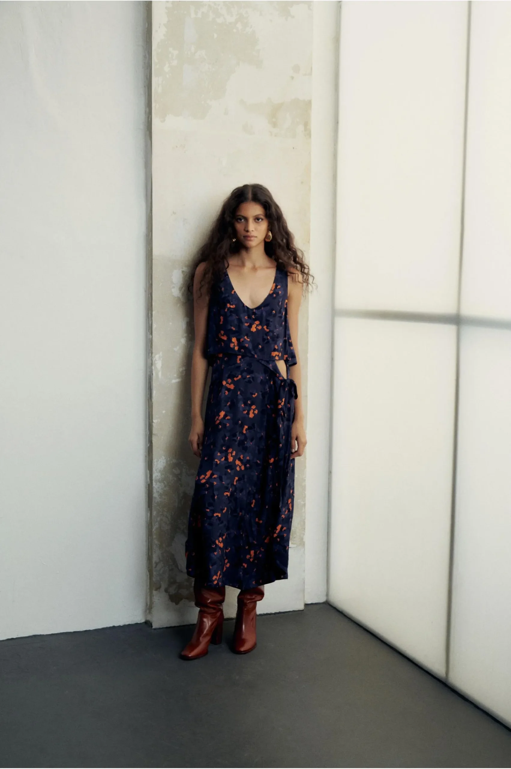 Vestido Midi Estampado Floral Miller Eclipse