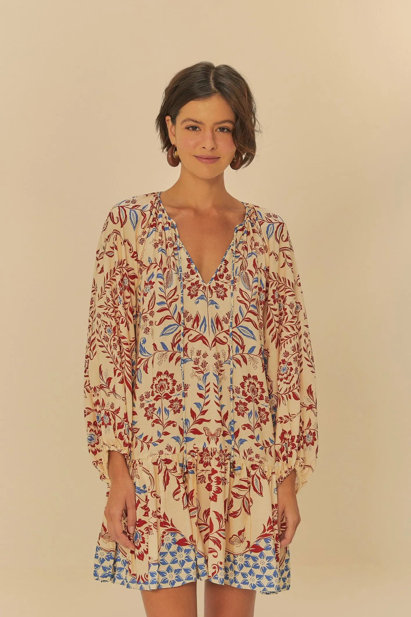 Vestido Curto Borbolina