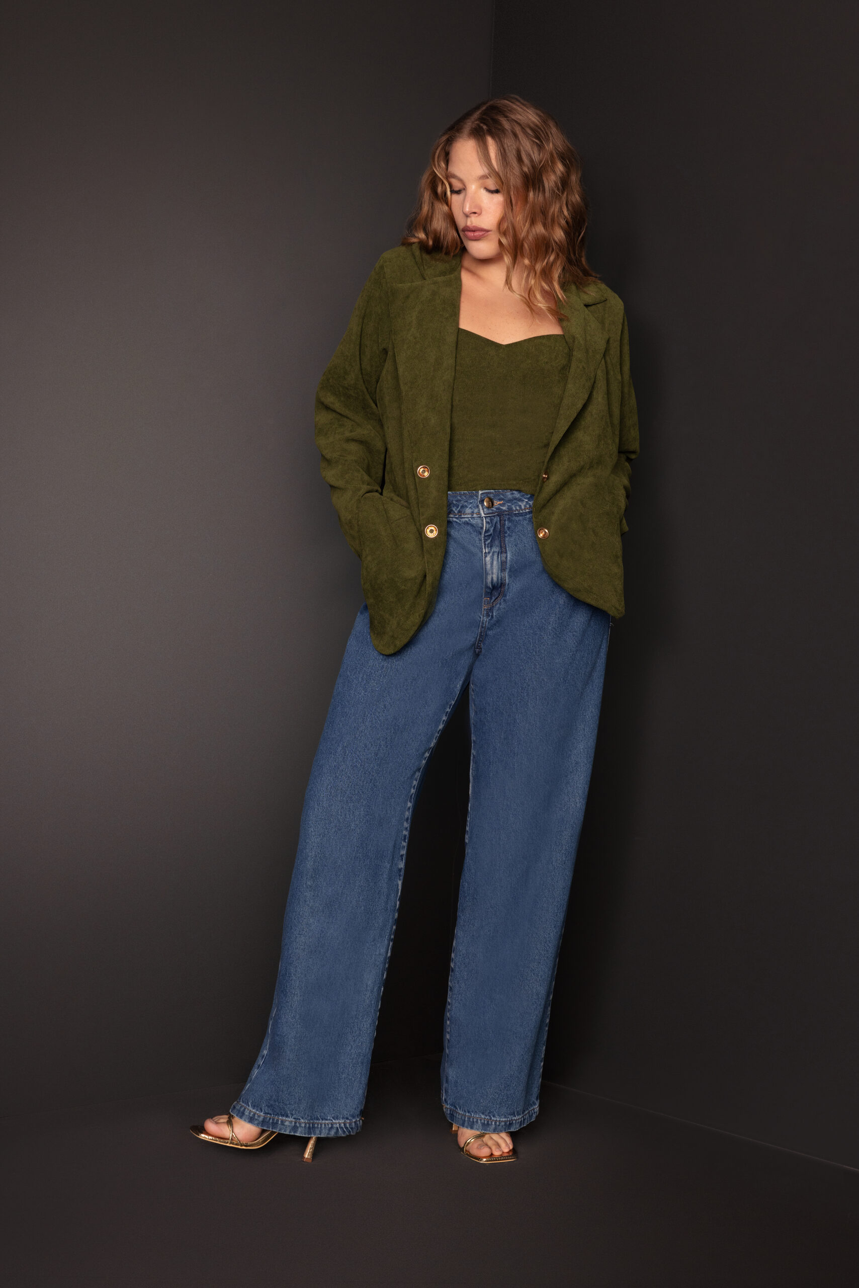 Wide Leg Jeans Mais Gata
