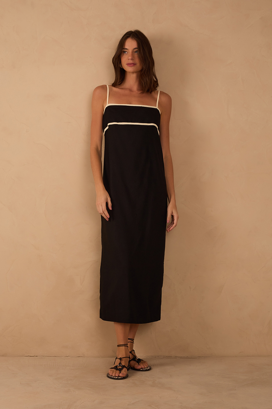 Vestido Cropped Linho