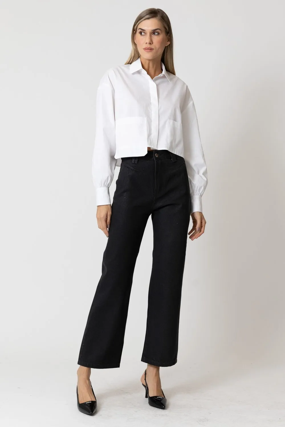 Calça Reta Kelly Black