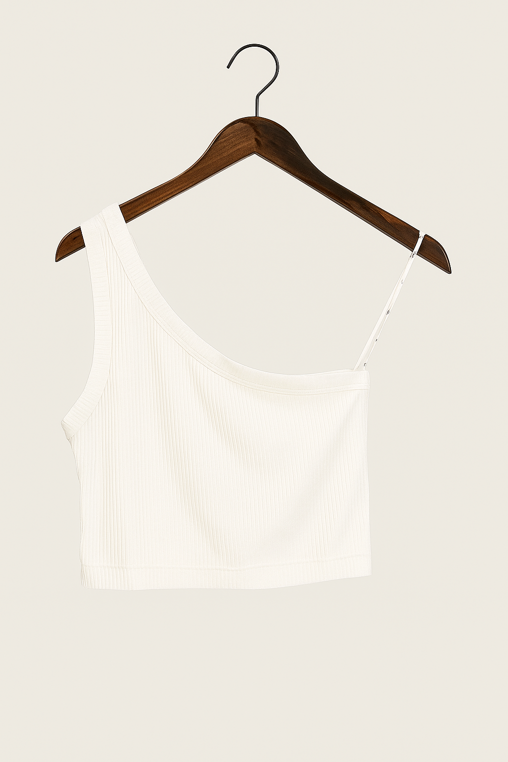 Top Canelado Um Ombro Só