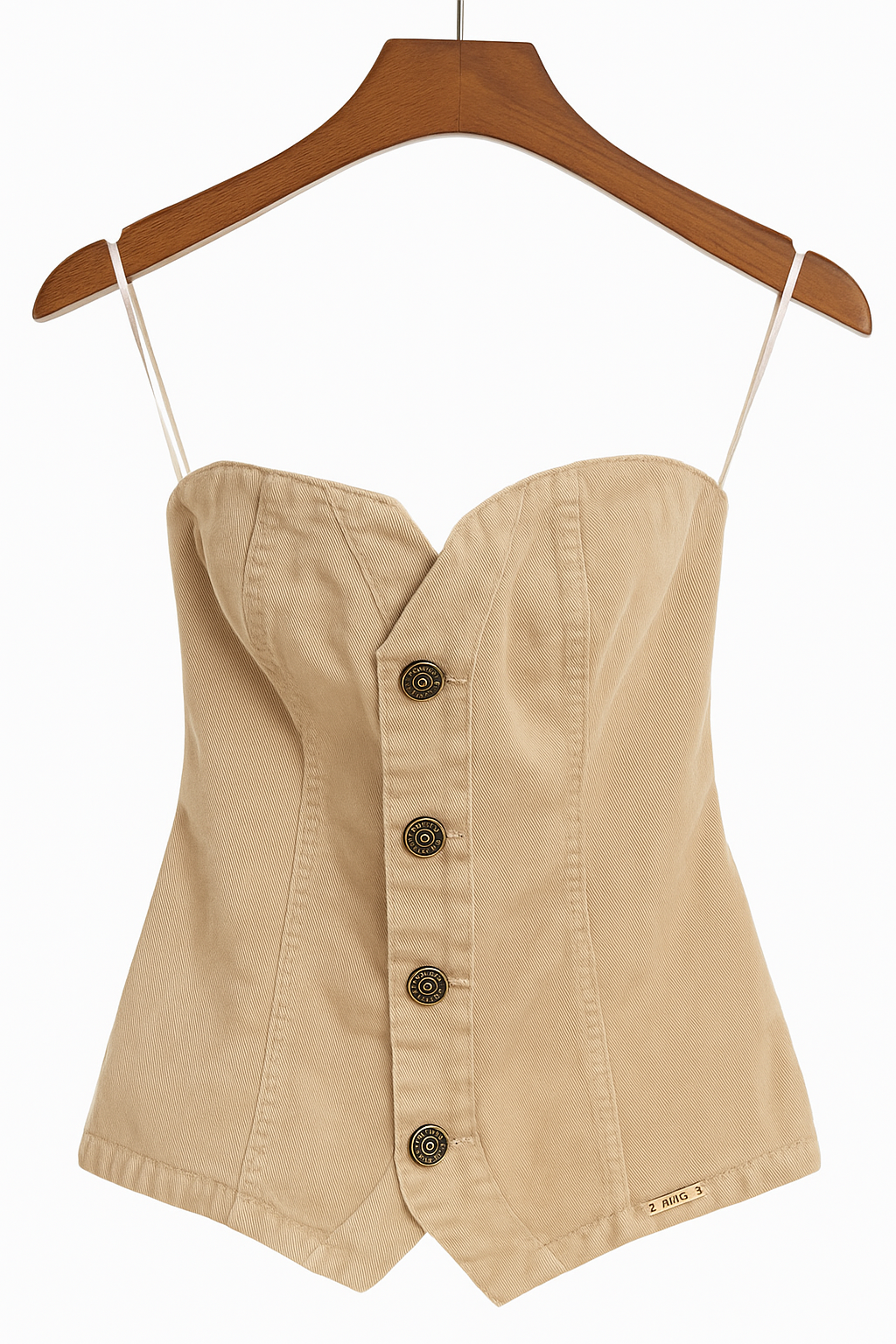 Top Sarja Corset Sem Alças