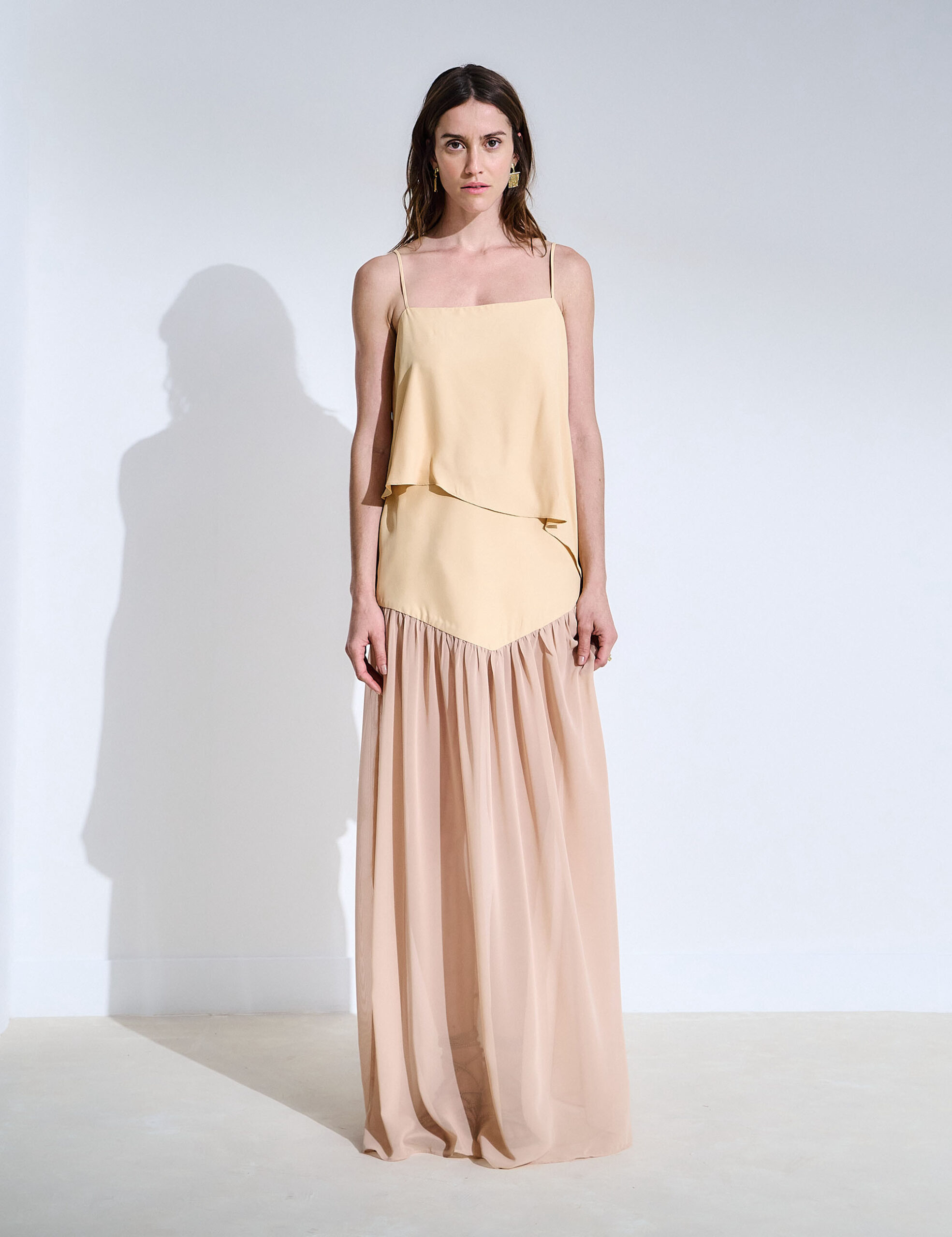 Saia Elia Chiffon Papaya
