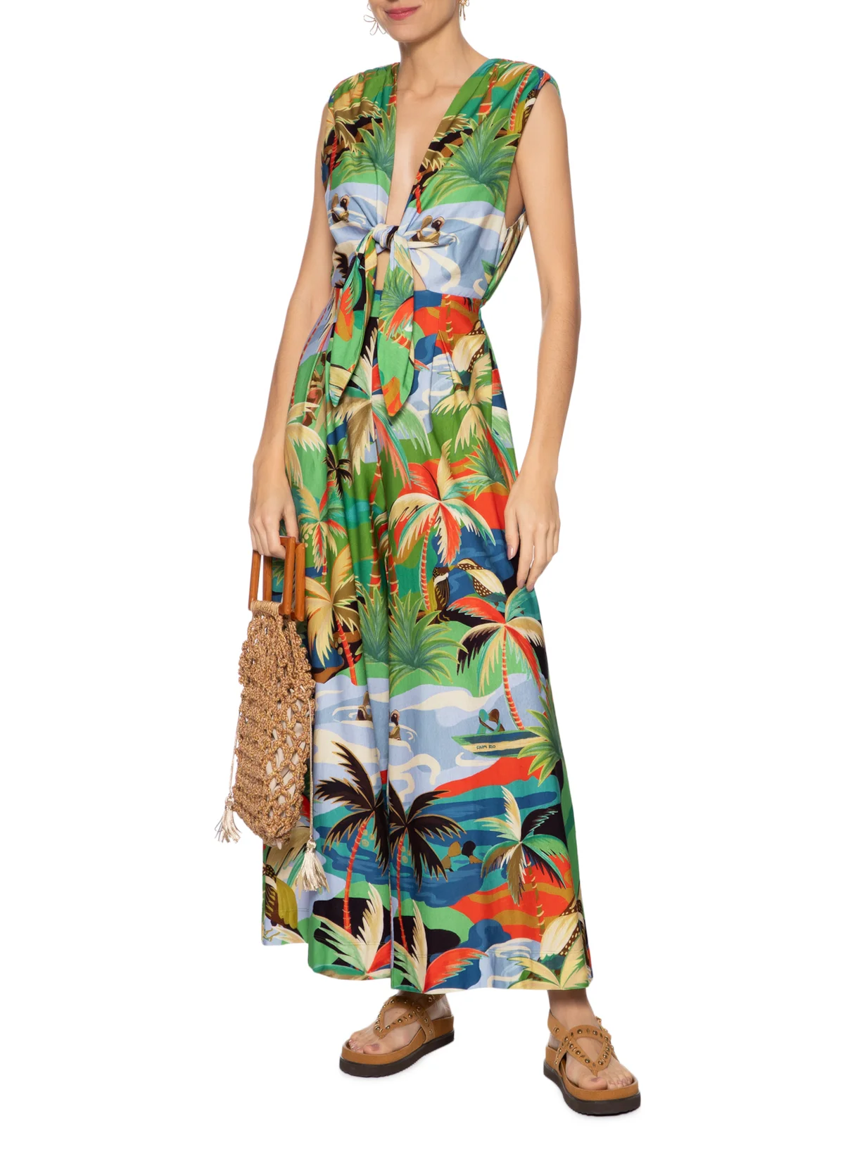 Macacão Feminino Pantalona Bem Querer Farm