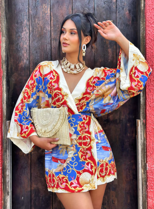 Vestido Curto Realeza