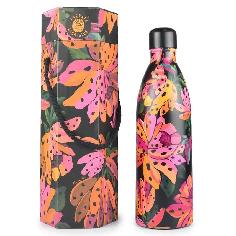 Garrafa Que Sede 1L Flor de Banana