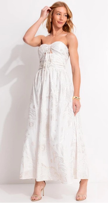 VESTIDO JARDIM MISTICO FOIL