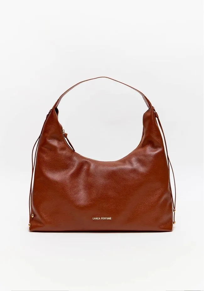 BOLSA COURO FRANJA LATERAL E PONTEIRA