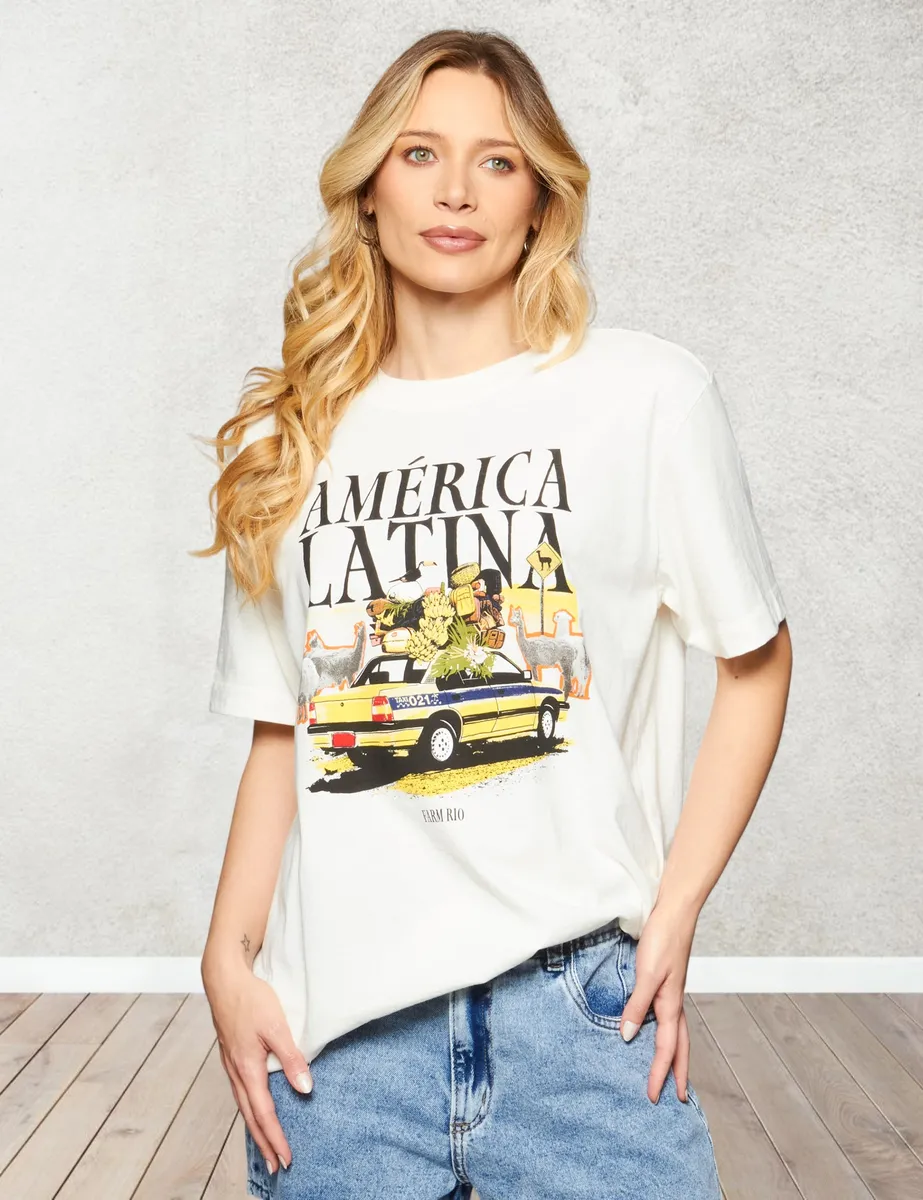 CAMISETA MÉDIA AMERICA LATINA